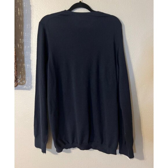 Naadam 100% Cashmere Sweater XL Navy Blue Crewneck Pullover $300 NEW - Picture 9 of 11